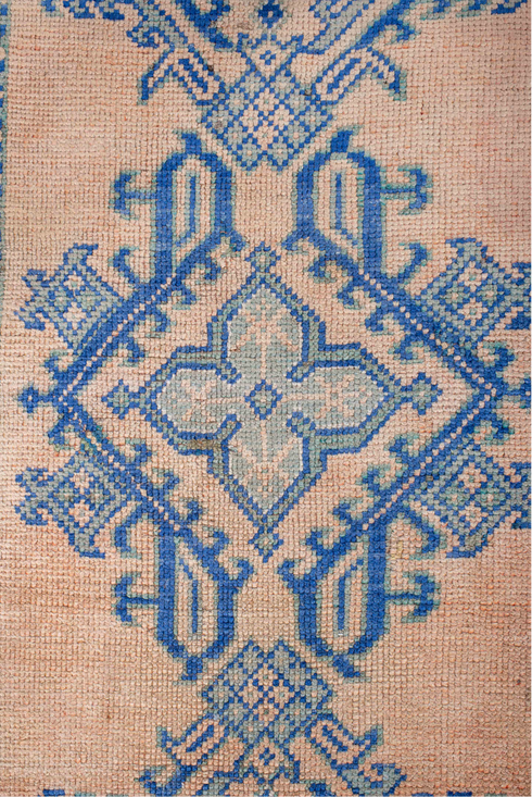 Antique Oushak Runner Rug (3' x 11')